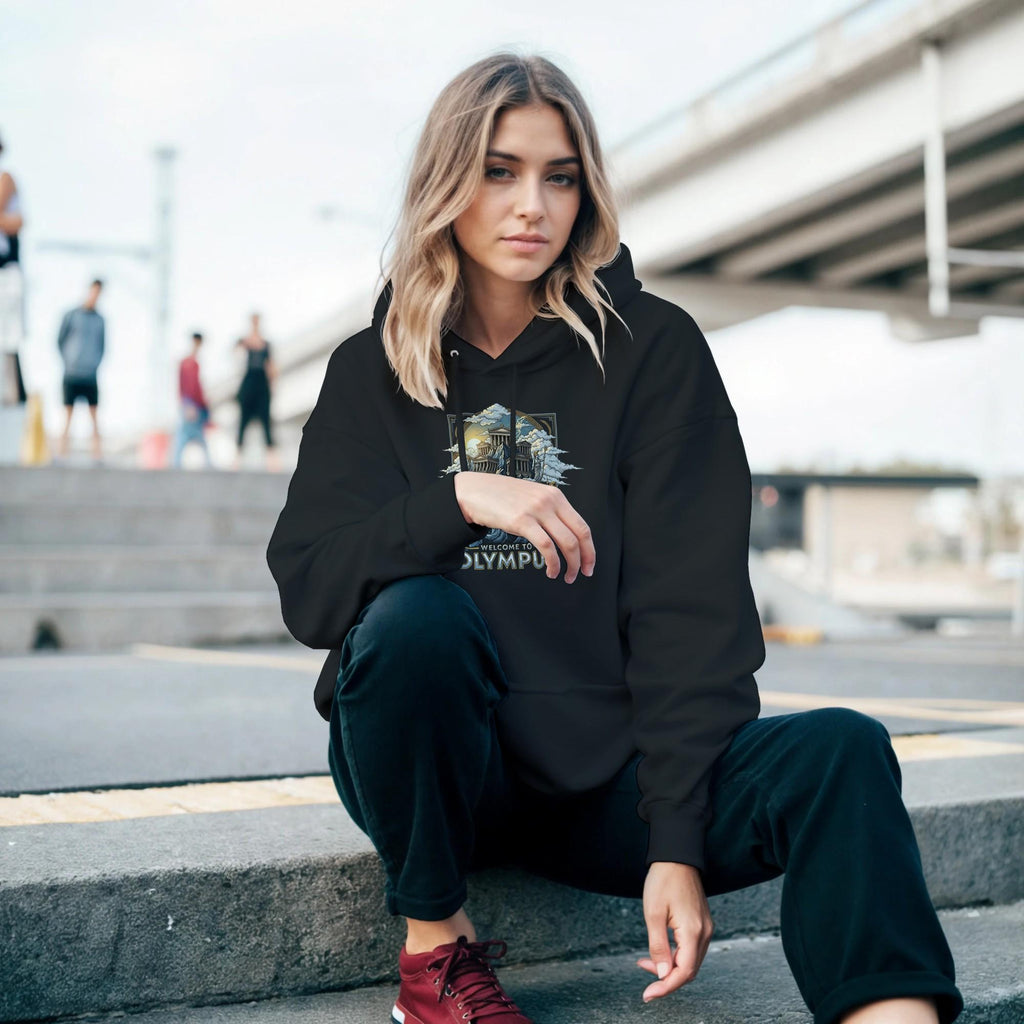 Minimalist Olympus Hoodie - Unisex Cozy Sweatshirt - Perfect for Everyday Wear