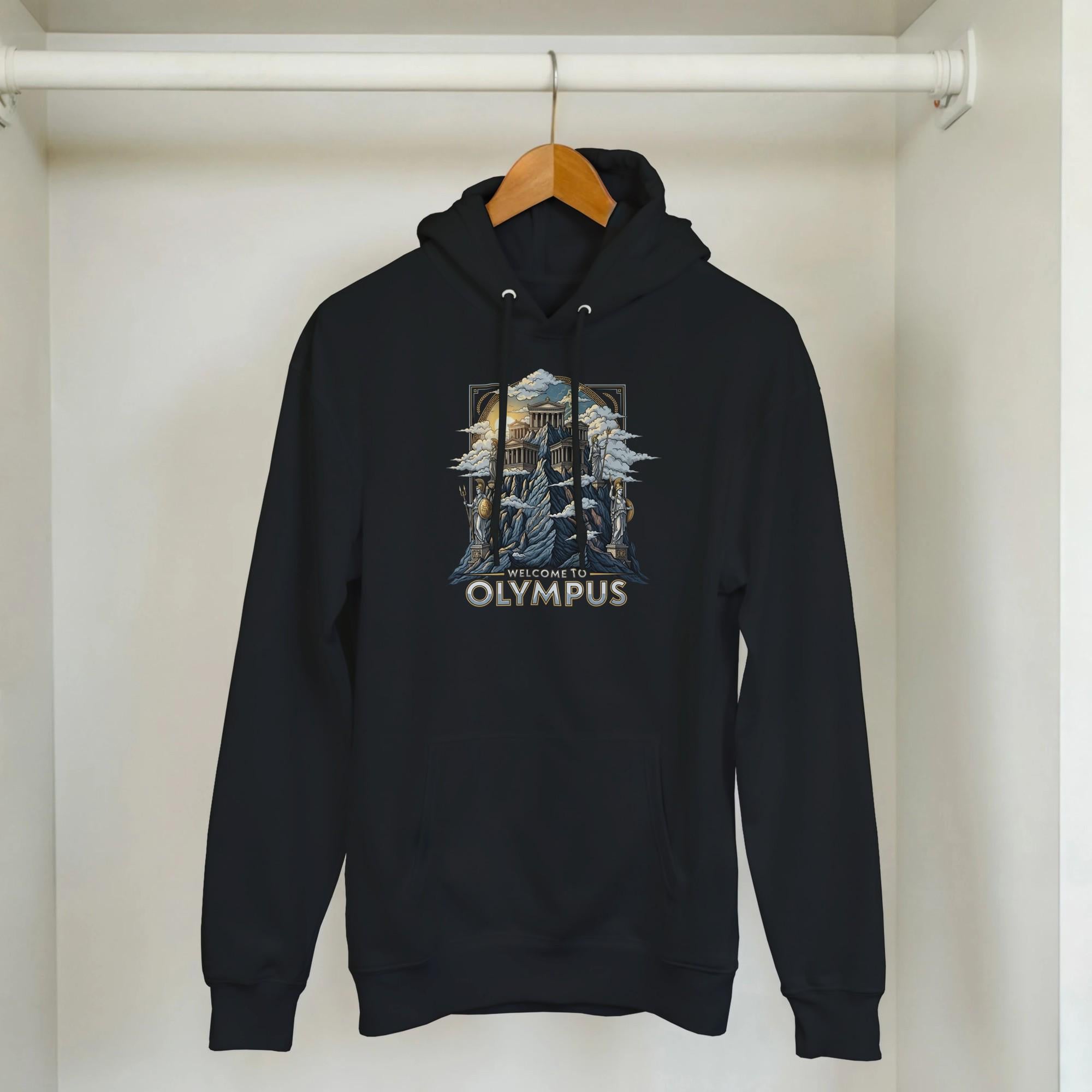 Minimalist Olympus Hoodie - Unisex Cozy Sweatshirt - Perfect for Everyday Wear